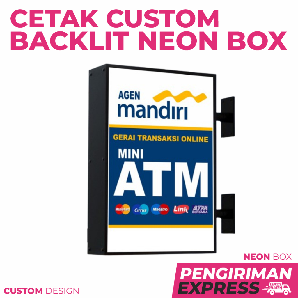 CUSTOM PRINT UV NEON BOX / BACKLIT METER