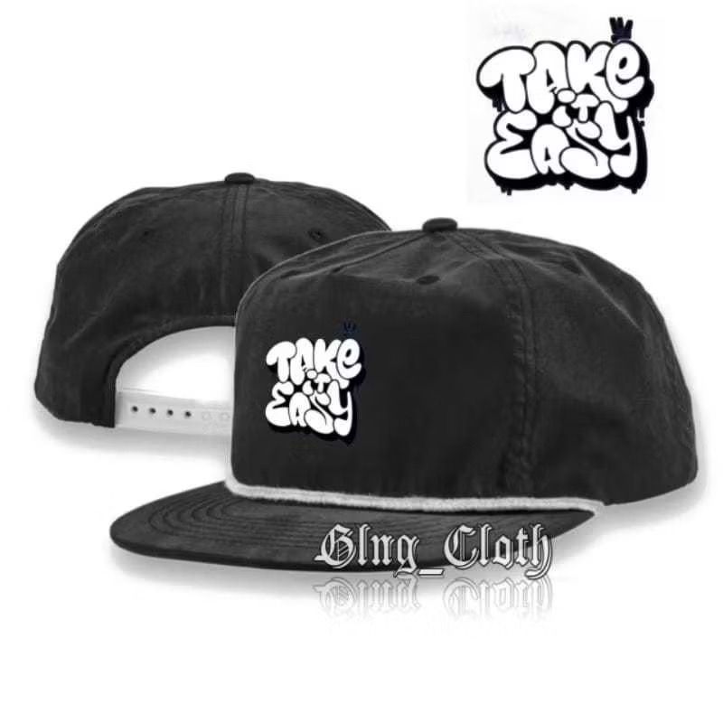 TAKE IT EASY Classic Snapback Hat/Snapback Classic Vintage Rope Hat