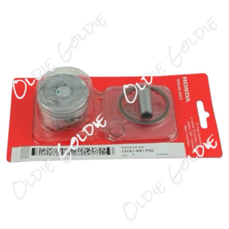 131A1-31A2-131A3-131A4-131A5-K81-P00 ชุดลูกสูบ Sether แหวนปากกา Beat Pop Eco Street Scoopy Vario 110