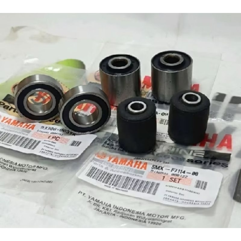 Bosh ยางยึด + แขน Bosh ส้อม + แบริ่ง 6003 2 pcs 5TL 5LW 5MX Yamaha Mio sporty Mio soul Mio j Mio M3 