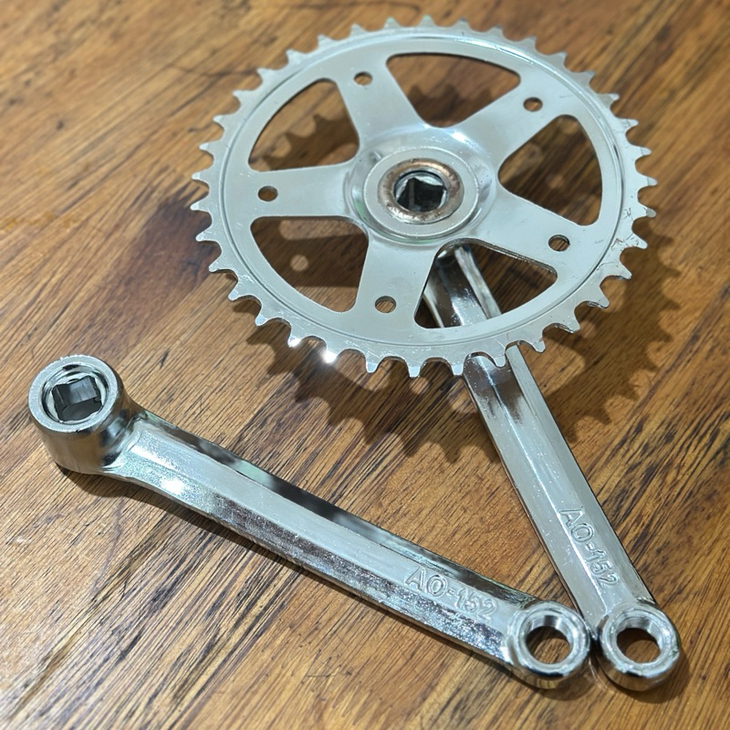 CRANK จักรยาน CRANK 36T X 165 มม. AS PETAK MINI fixie จักรยานพับ bmx จักรยาน