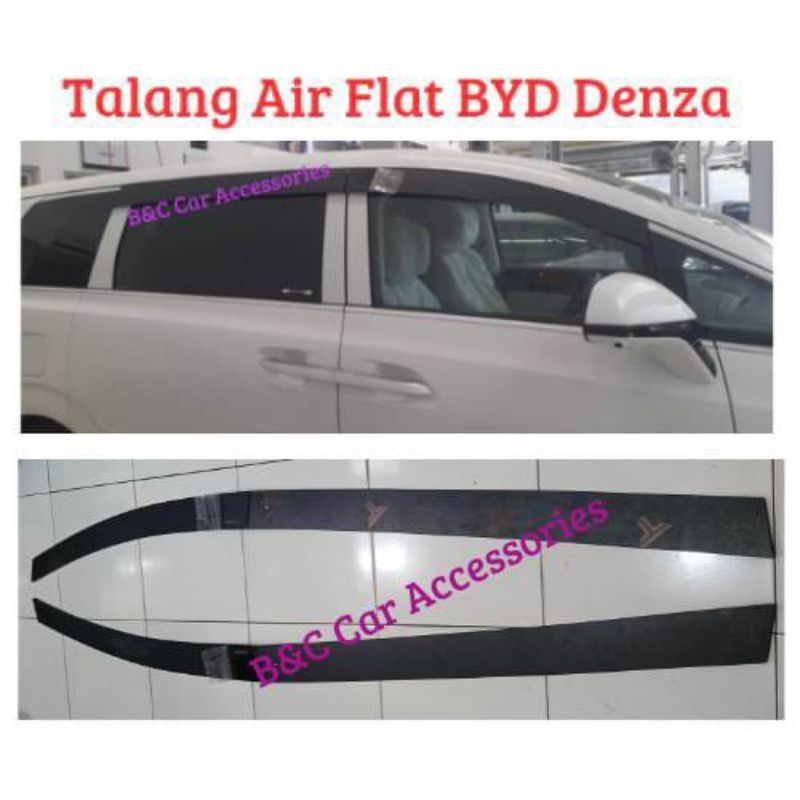 Byd Denza/Denza D9 Flat/Side Visor Super Premium Water Gutter