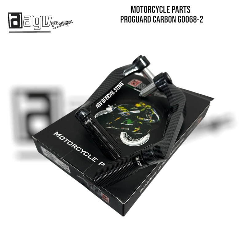 AGV Proguard Handguard Motor Full CNC Carbon Universal รถจักรยานยนต์ทั้งหมด Black Series G0068-2