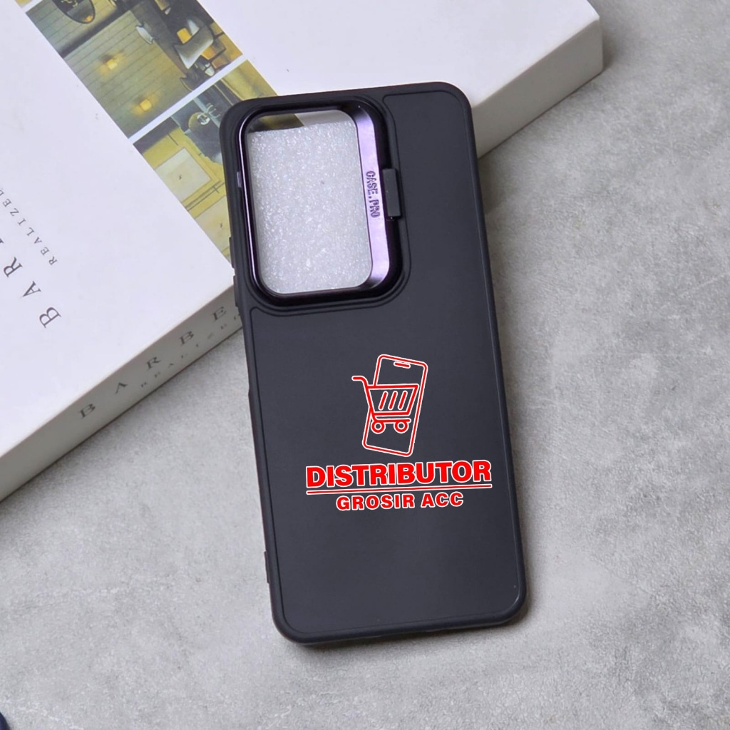 VIVO Y19S GT VIVO Y04S VIVO Y04 กรณี MACAROON ขาตั้งกล้อง KICKSTAND กล้องสีดําเท่านั้น VIVO Y19S GT 