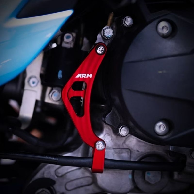 ขายึดสายท่อเบรกล่างอลูมิเนียม CNC เต็มรูปแบบสําหรับ Honda Vario Techno 125 FI, 150 ESP, และรถจักรยานยนต์ 125 150 ใหม่ทั้งหมด