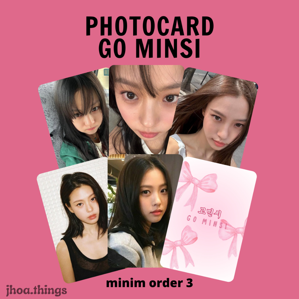 [UNOFFICIAL] PHOTOCARD GO MIN SI MINSI ACTOR KOREA DORAKOR SWEET HOME TASTEFULLY YOURS JINYS KITCHEN