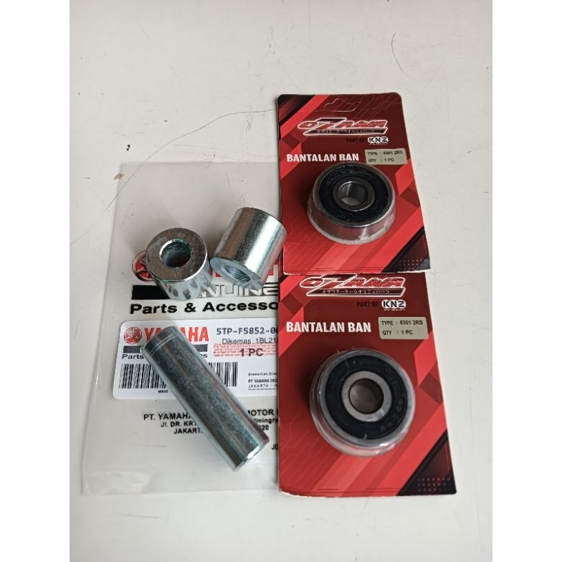 BEARING PACKAGE 4 รายการ BOSS + REAR WHEEL BEARING YAMAHA JUPITER Z VEGA ZR VEGA R NEW VEGA OLD JUPI