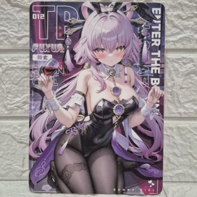 การ์ดภาพถ่ายแสดง Honkai Star Rail Fu Xuan Bunny A5