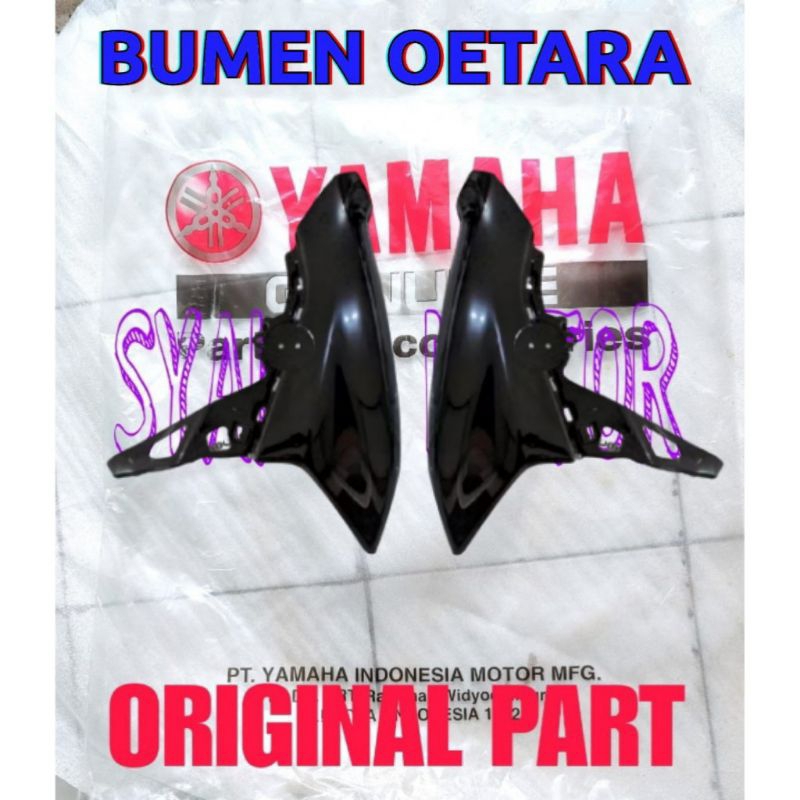 PANEL B3W-F835U-00-P B3W-F835V-00-P FRONT WING PANEL COVER MIO GEAR 125 BLACK METALLIC ORIGINAL YAMA