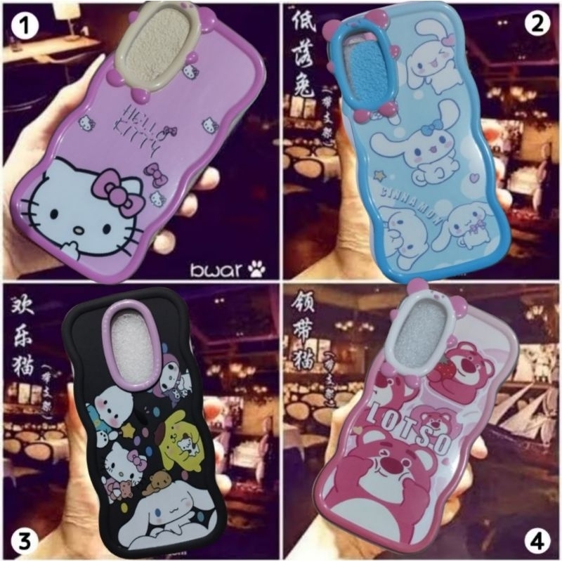 (08) FANCY STYLE CASE สําหรับ SAMSUNG A14 - WAVE CASE SERIES