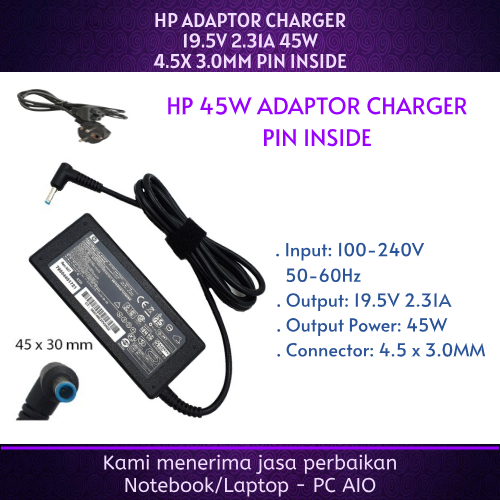 PAVILLION HP 19.5v 2.31a Pillion 11 15Z 210 215 240 242 245 G3 250 G3 255 G3 340 350 G1 Envy 14 15Z 