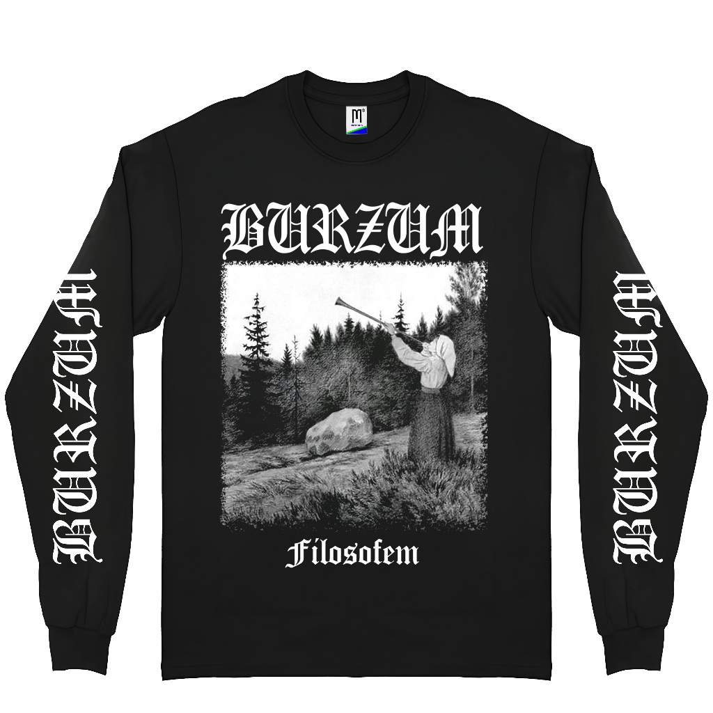 BURZUM PHILOSOPHY เสื้อยืดแขนยาว | แท็กสินค้าคอน | เสื้อยืดเพลง | เสื้อยืดวง | บูทแล็ก |
