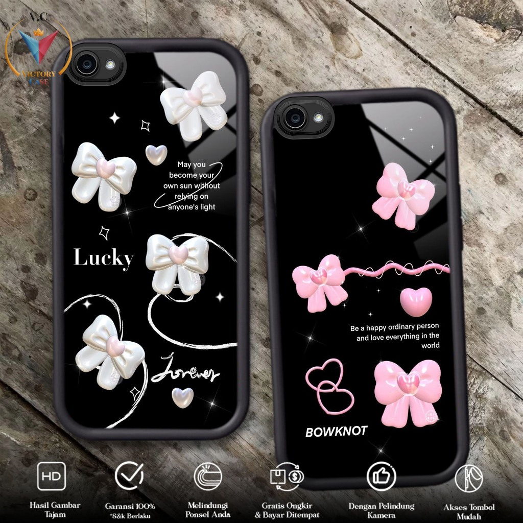 HP Glossy Softcase เคสโทรศัพท์สําหรับ VIVO Y55 OLD Y55S OLD 2017 Y55L ซิลิโคนริบบิ้นแก้วพรีเมี่ยมเคส