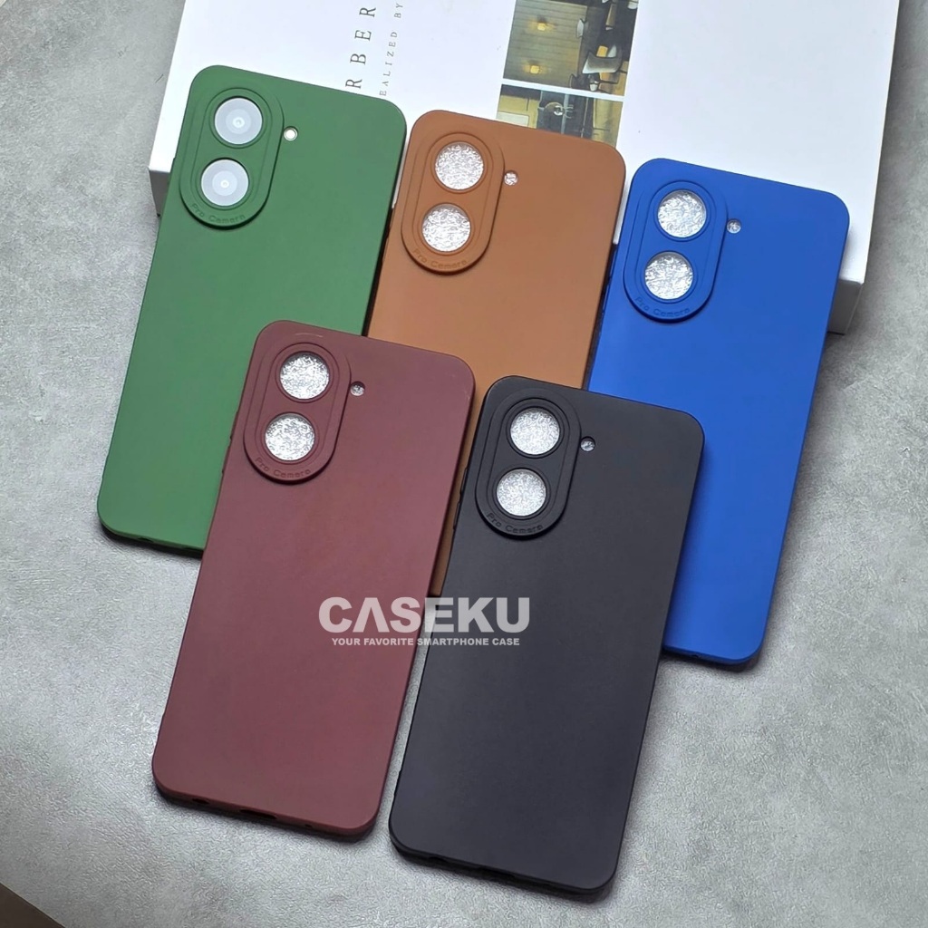 Poco C71 Case Pro Camera Macaron Case Poco C71