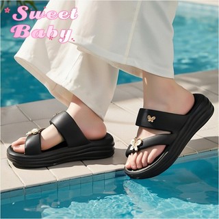 Sweet Sandal Wanita Sweet Kupu-Kupu | Sandal Platform Wanita Korea | Sandal Jepit Nyaman Anti-Slip | Sandal Wanita Terbaru 2026