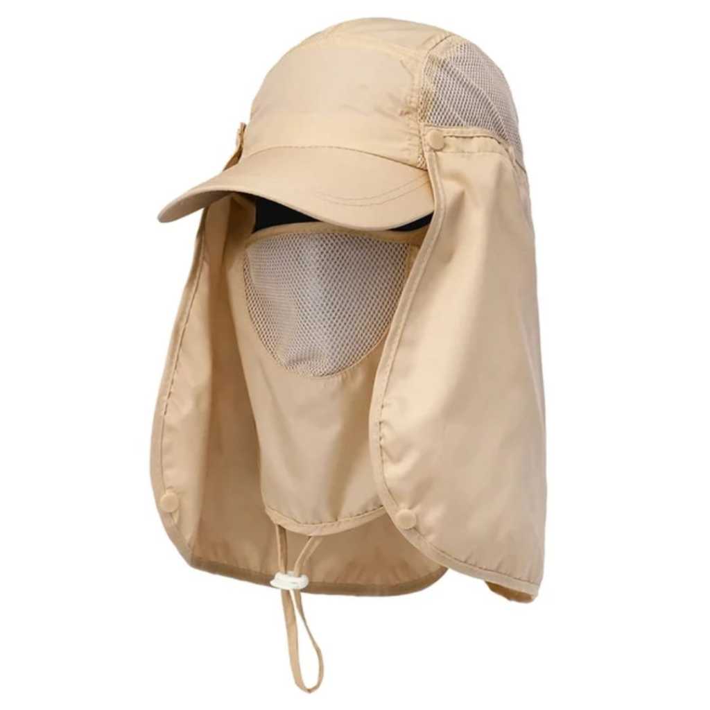 ANTI-UV FISHING HAT OUTDOOR MASK HAT JAPANESE MASK PROJECT HAT