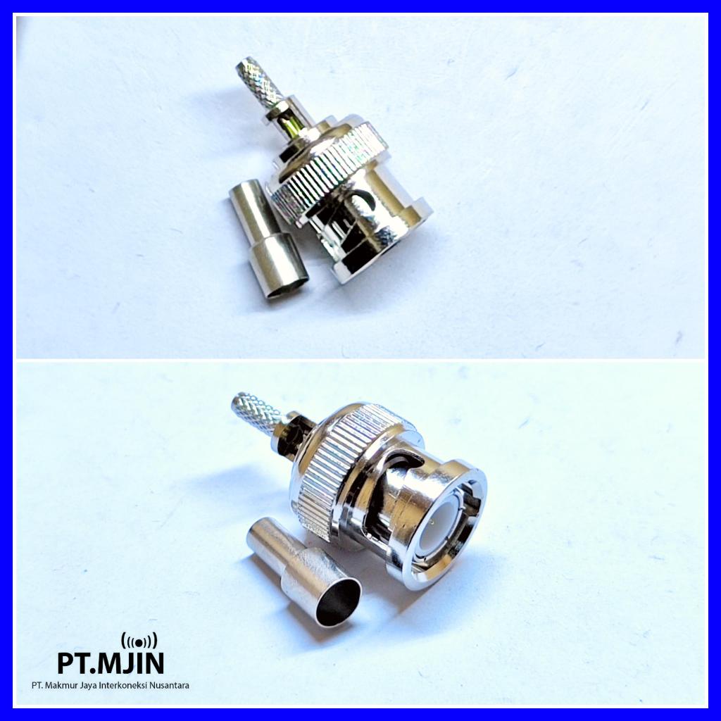 ขั้วต่อตัวผู้ BNC Crimp Rg174 Rg316