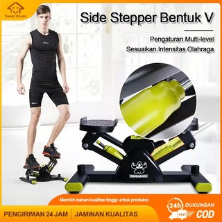 Sweet House_ ×RIFOAMXN Mini Side Stepper V Stepper Walker Air Glide Stepper Peralatan Latihan Kebugaran Membakar Kalori