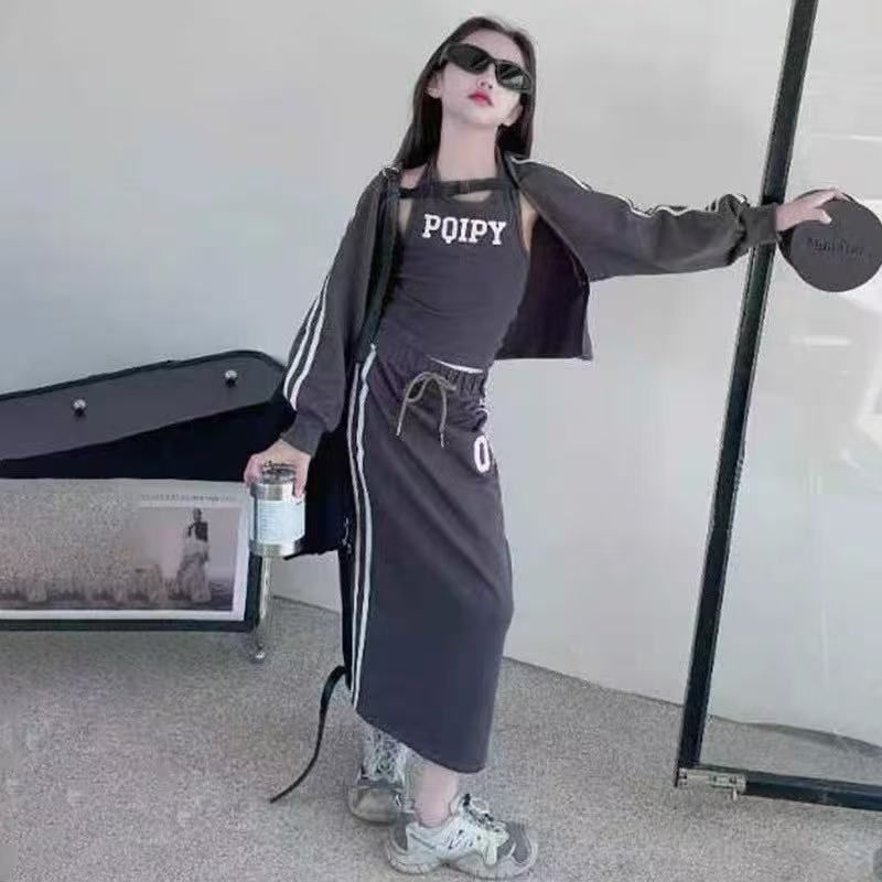 ER-197 IMPORTED 3-IN-1 GIRLS SKIRT SET AGES 5-12 YEARS