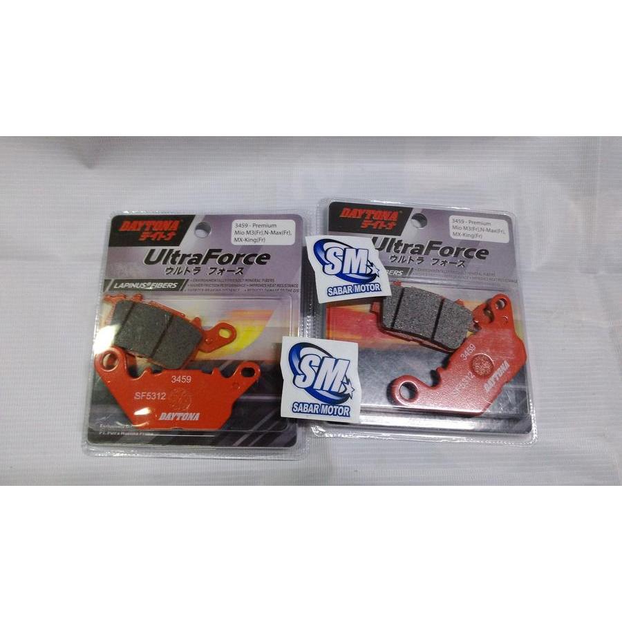 ผ้าเบรค / ผ้าเบรค Nmax/MioM3 Daytona Ultraforce Lapinus Fiber
