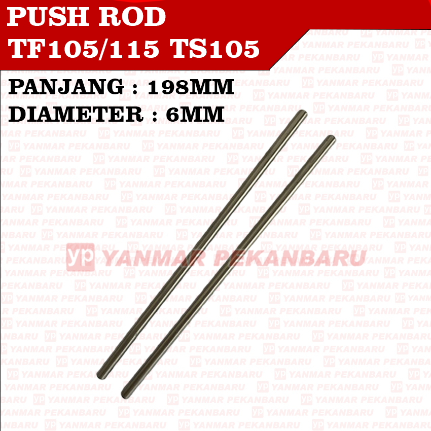 MESIN TF105 TS115 TS105 Push Rod Alu Alu Lidi Valve Machine Yanmar TW