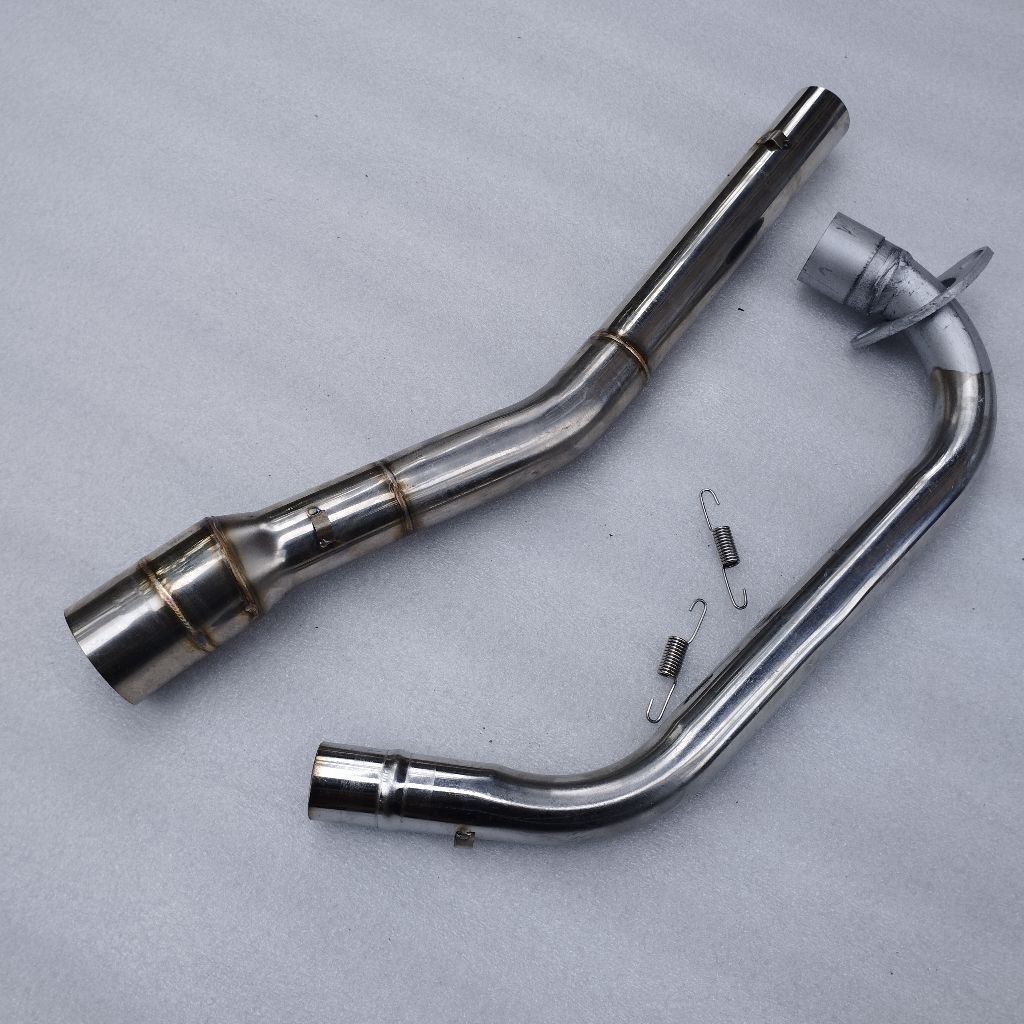 ท่อไอเสีย racing 32-51mm demak Dzm 200 brixton bx ft 125 150 ft125 ft150 Stainless