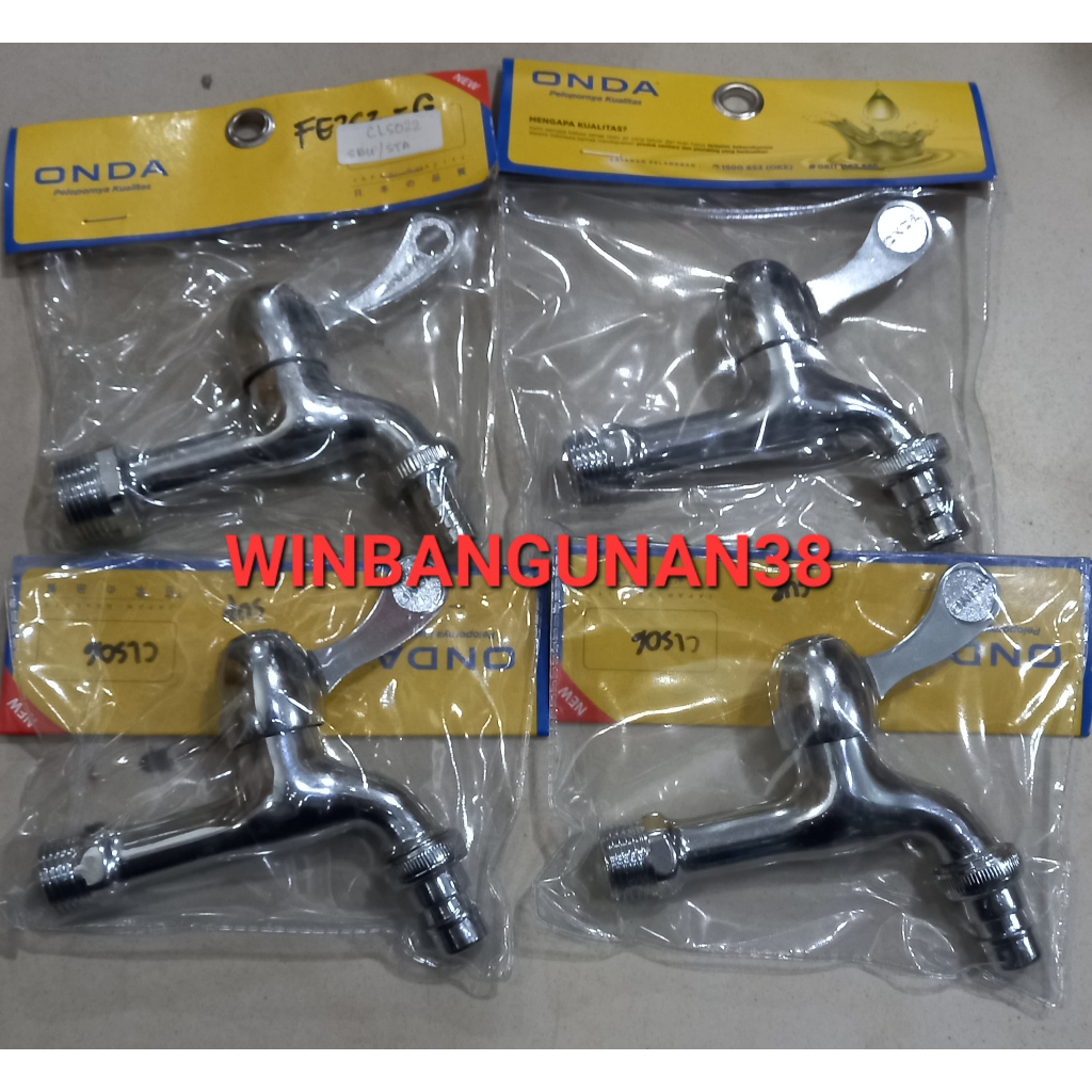 ONDA WATER FAUCET/ONDA WALL FAUCET/ONDA GARDEN FAUCET 1/2 INC PIPE