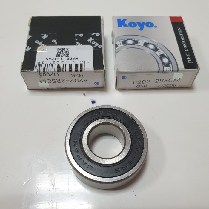 แบริ่ง 6202 rs koyo / ล้อแบริ่ง CRF150L Koyo 6202-2RS / 6202-ZZ ฝายางซีลคู่ / ฝาเหล็ก