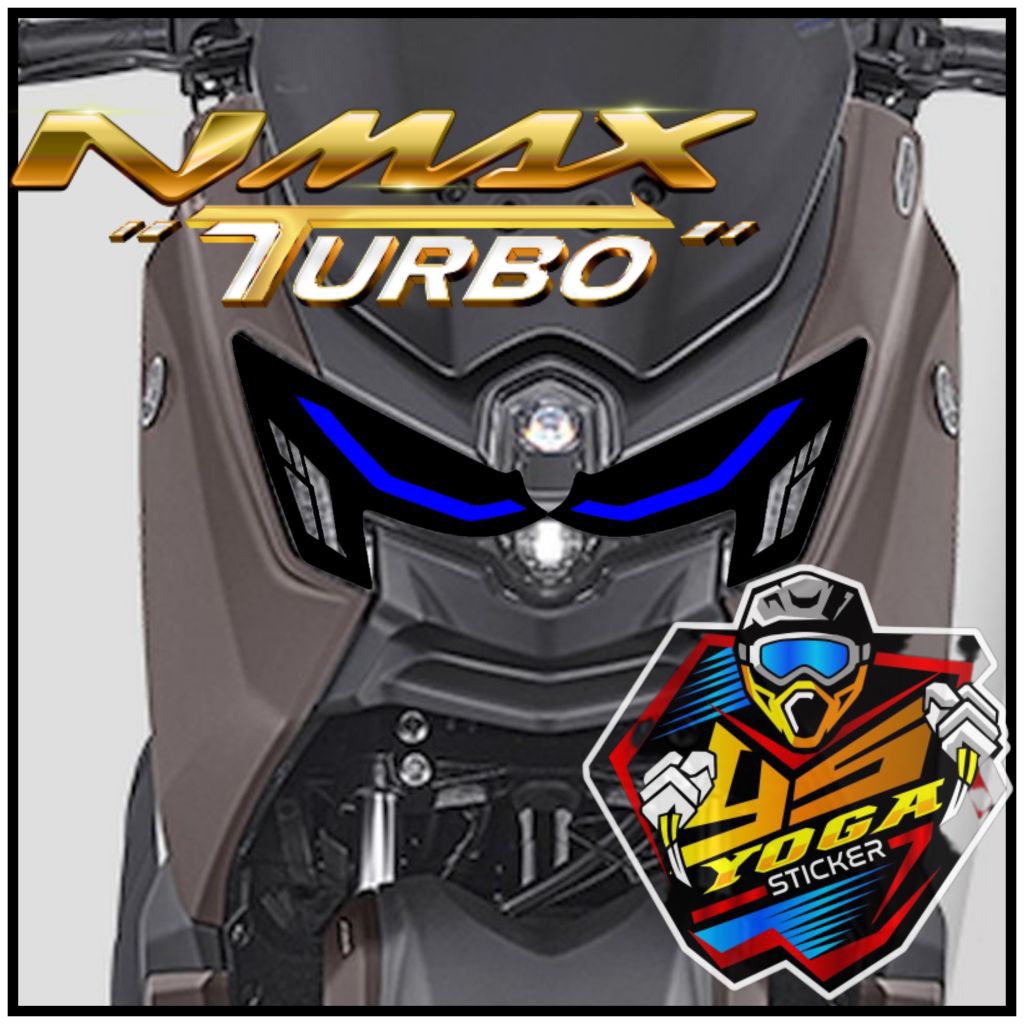 N max turbo/Neo 2025 สติ๊กเกอร์ติดคิ้วและไฟเลี้ยวด้านหน้า