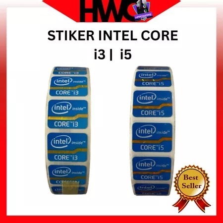 สติ๊กเกอร์ Intel Core i3 หรือ i5 ดั้งเดิม