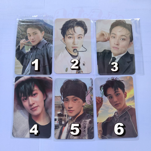 เครื่องหมายโฟโต้การ์ดอย่างเป็นทางการ NCT TUSPI POUT FACT CHECK KTOWN4U NCT NATION LUCKY DRAW SHIBUYA