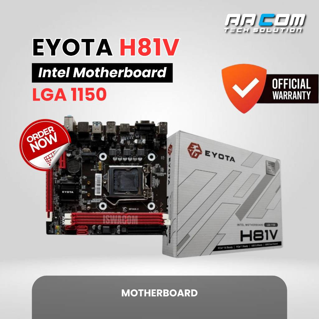 EYOTA H81 NVME MOTHERBOARD