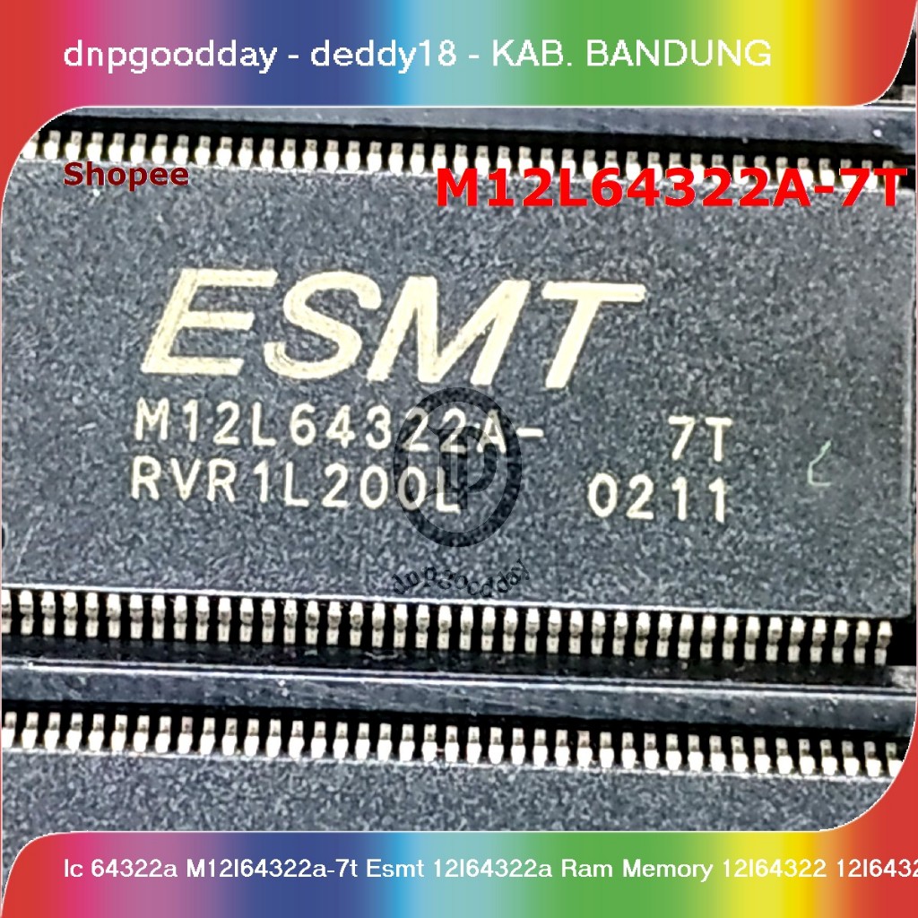 Ic 643122a m12l6432a-7t esmt 12l6432a หน่วยความจํา ram 12l64322 12l64322