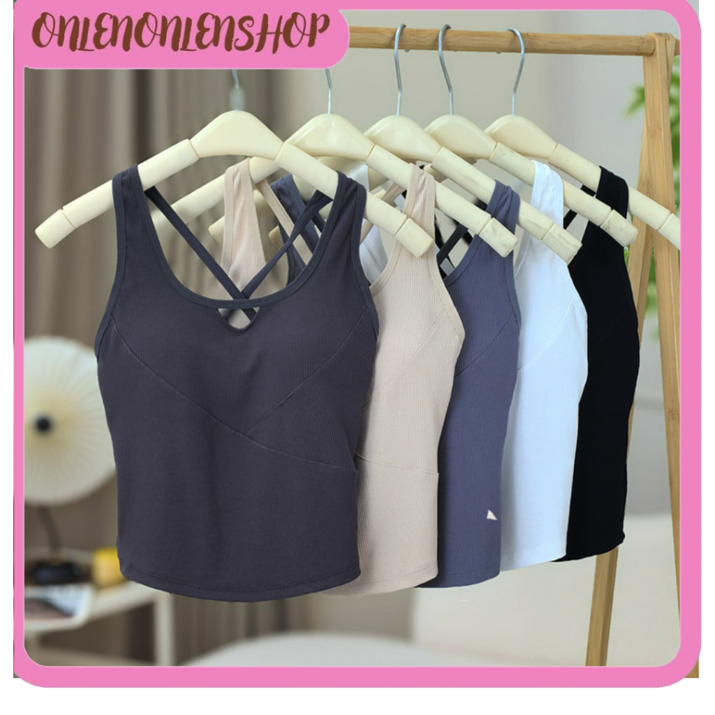 OOS B1629 Padel Tanktop เสื้อกีฬายิมแฟชั่นสตรีสําหรับเด็กผู้หญิงไม่มีลวด