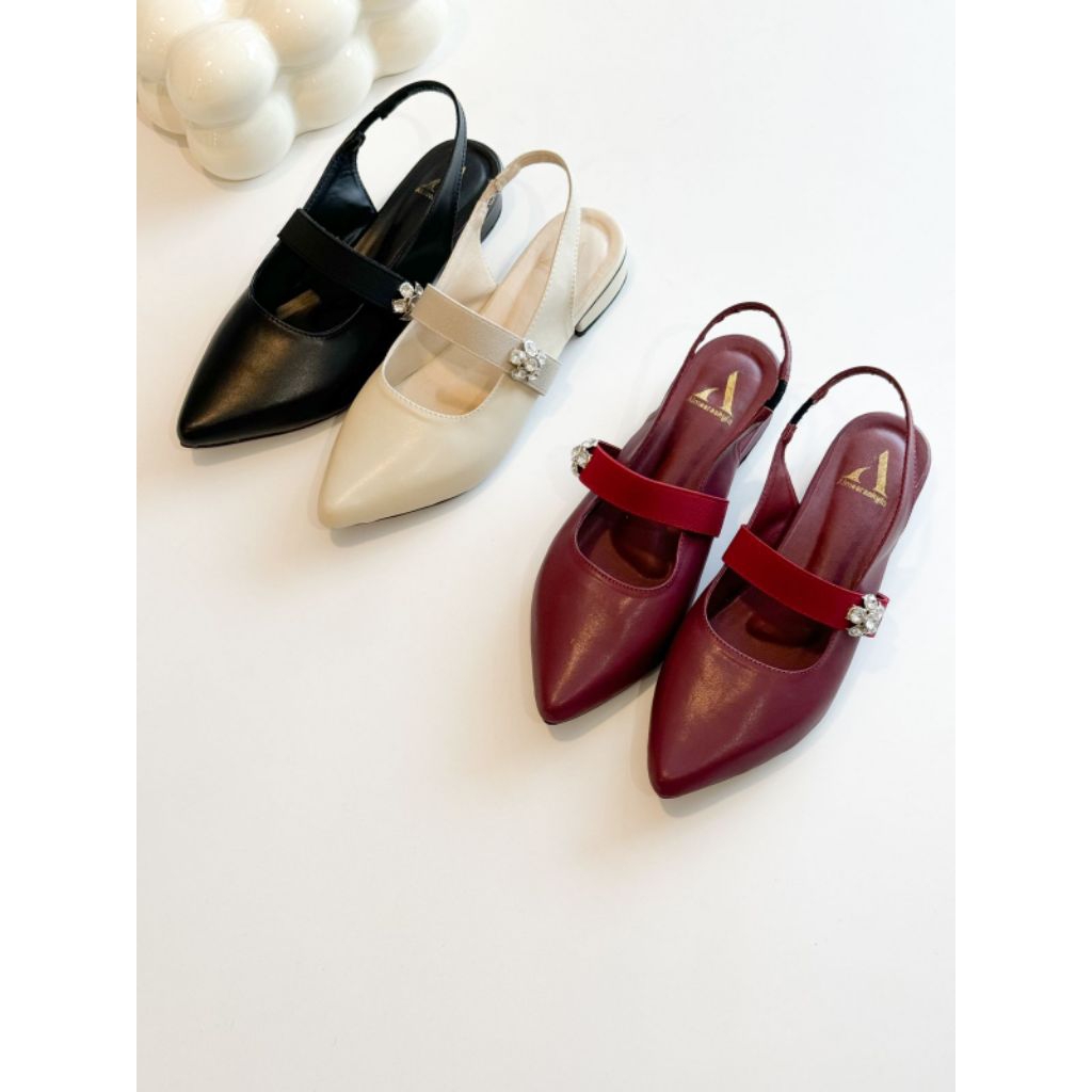 รองเท้าส้นเตี้ยที่ดีที่สุด AL-001 พรีเมี่ยม AMEERAKYL