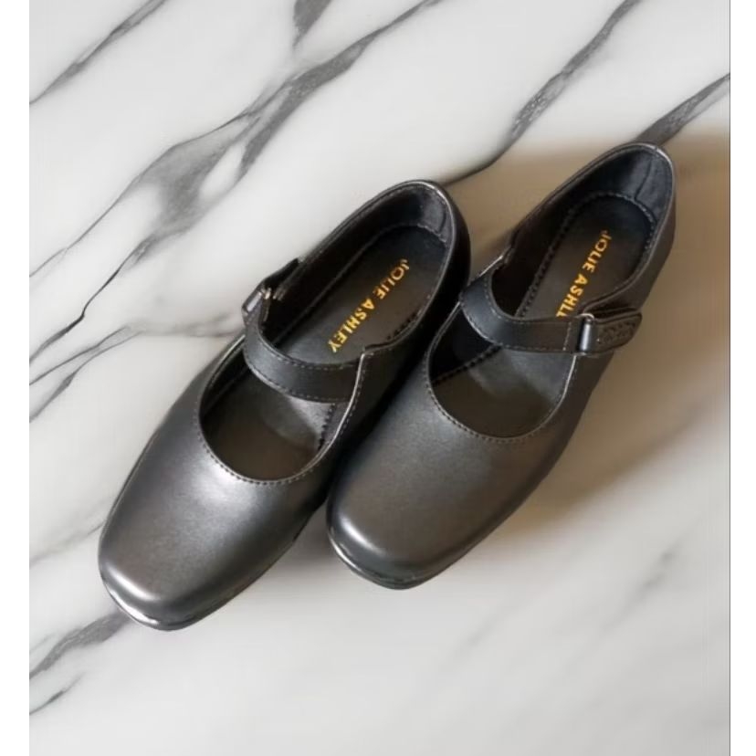 Jolie Ashley PaskibBlack & White รองเท้าโลฟเฟอร์ผู้หญิง Jolie Ashley – รองเท้า Paskib หนังสังเคราะห์