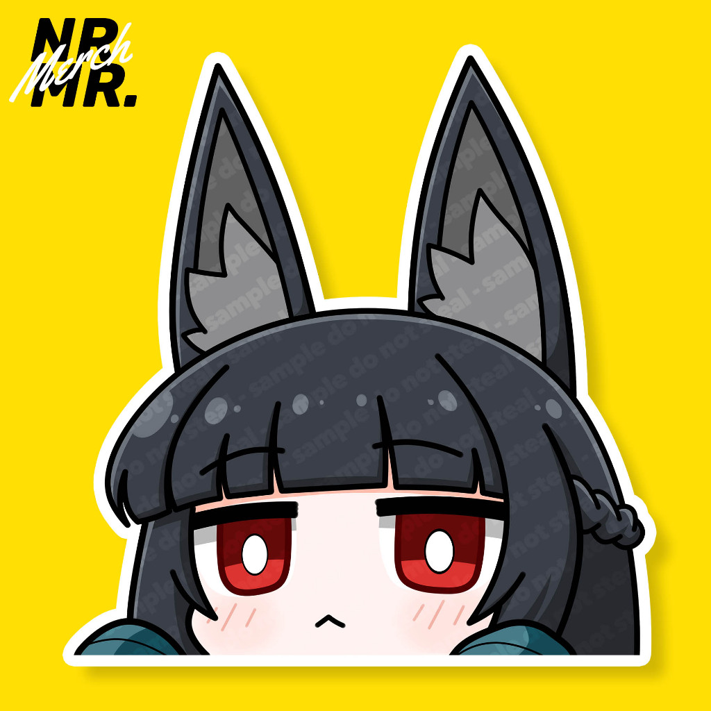 Hoshimi Miyabi Peek สติกเกอร์ไวนิล fanmade Zenless Zone Zero ZZZ