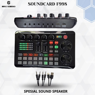 Sound card wireless bluetooth F 998 - Live soundcard External DJ F998 Portable