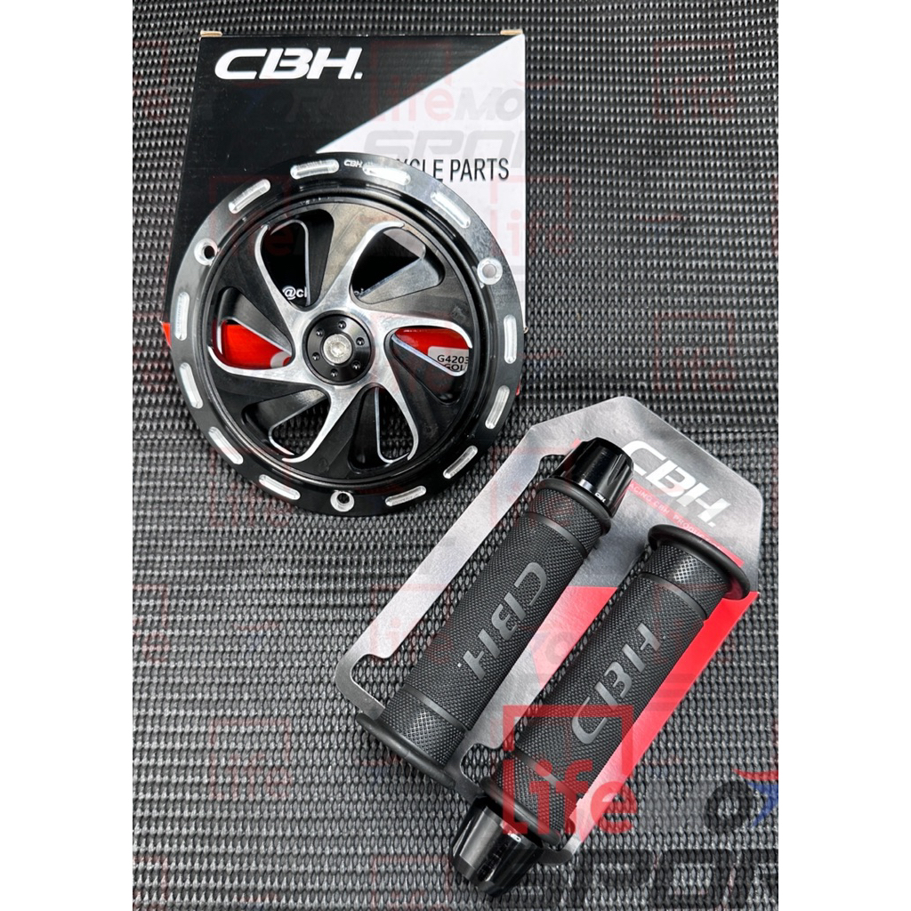 แพ็คเกจออมเงิน CBH / ชุดจับพันธุ์ CBH Spinner bintang + ปลอกแฮนด์ CBH BH55 Plus full cnc Universal M