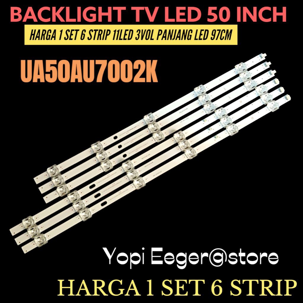 SAMSUNG 50 INCH LED TV BACKLIGHT UA-50AU7002K SAMSUNG 50 INCH LED TV BACKLIGHT