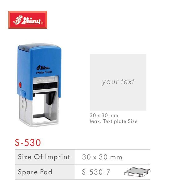 Shiny S-530 Custom Letter Stamp / หมึกอัตโนมัติด้วยตนเอง