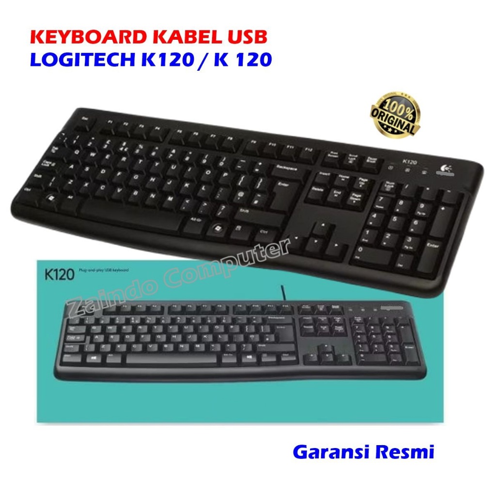 คีย์บอร์ดแบบมีสาย USB Logitech K120 - คีย์บอร์ด Logitech K120 / K120 Logitech K120 พร้อมการรับประกันอย่างเป็นทางการ