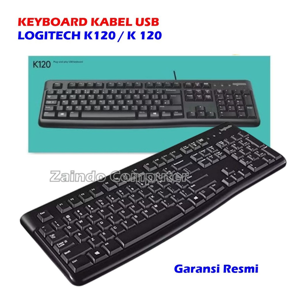 LOGITECH K120 USB CABLE KEYBOARD LOGITECH K120 LOGITECH USB WIRED KEYBOARD K120 USB KEYBOARD