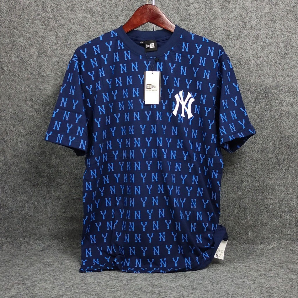 NY Original New York เสื้อยืดผู้ชาย Yankees Full Print Unisex Top NAWERA Yankees LA