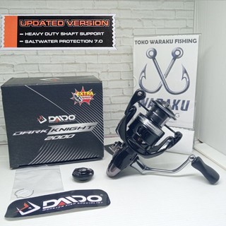 Reel DAIDO DARK KNIGHT Power Handle Kualitas SW (Bonus Drag Knob) - Versi Terbaru 8.0