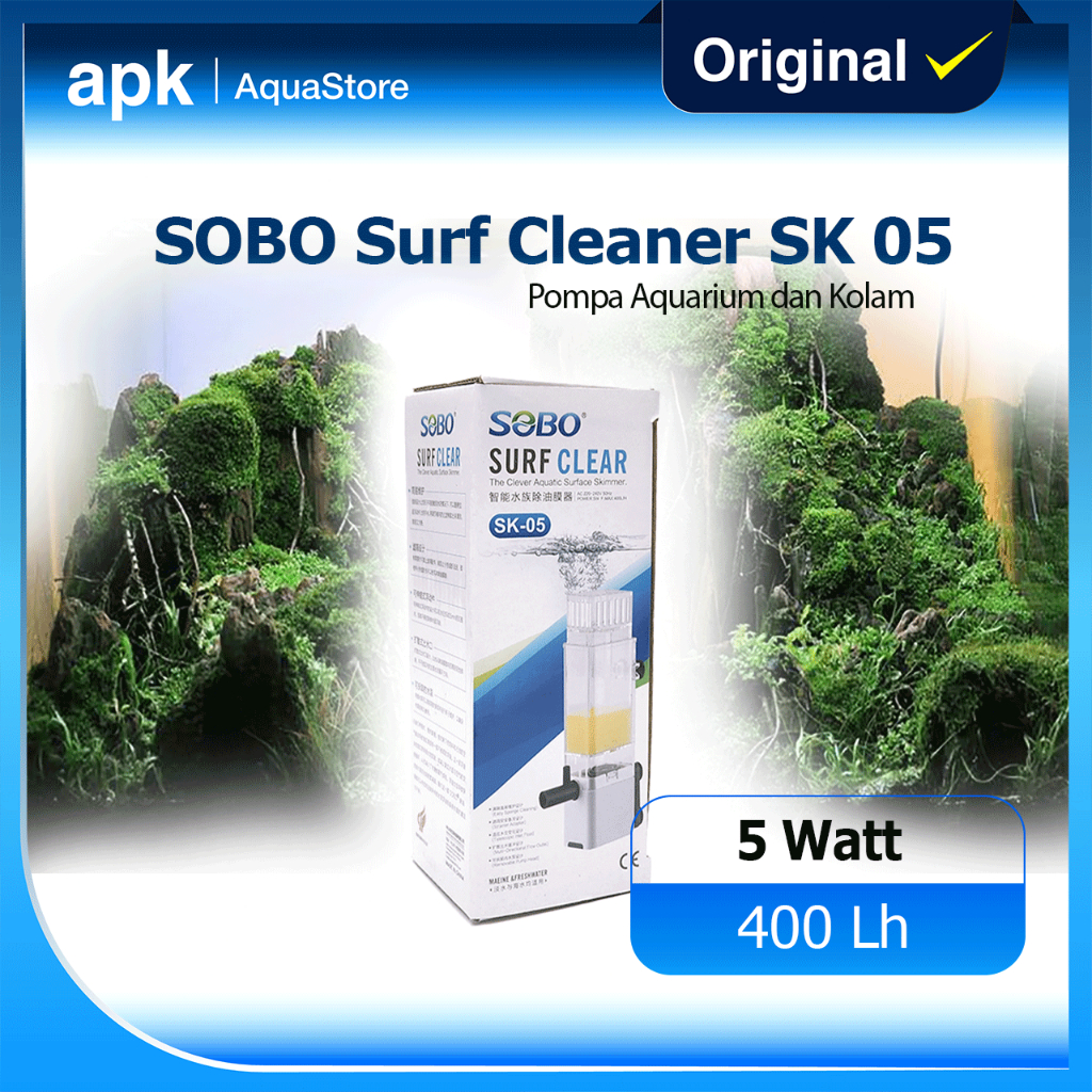 SOBO SKIMMER SK 05 ปั๊มตู้ปลา SOBO Surf Skimmer SK 05 400 LPH