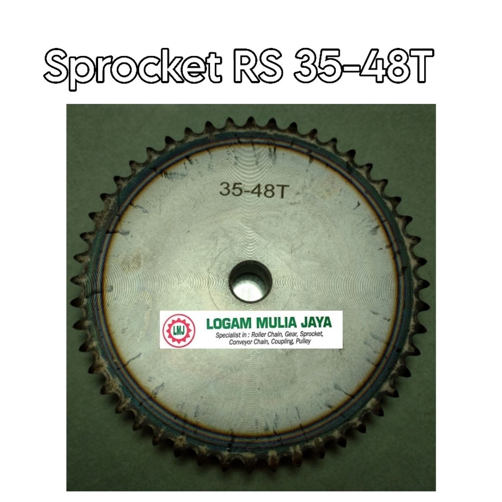 SPROCKET RS 35X48T GEAR RS 35-48T RS 35 SINGLE GEAR 48T RS 35 X 48 T