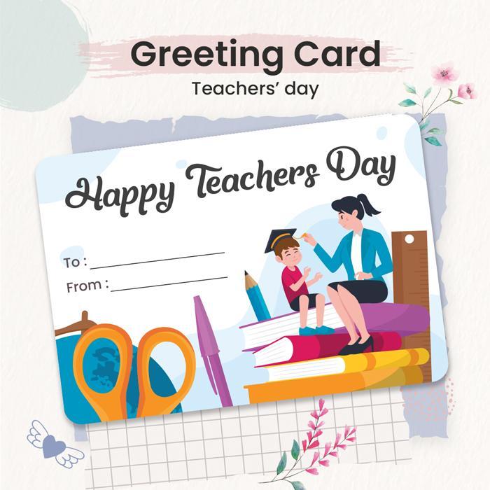 TEACHER DAY GREETING CARD / การ์ดสกัด / การ์ดสกัด
