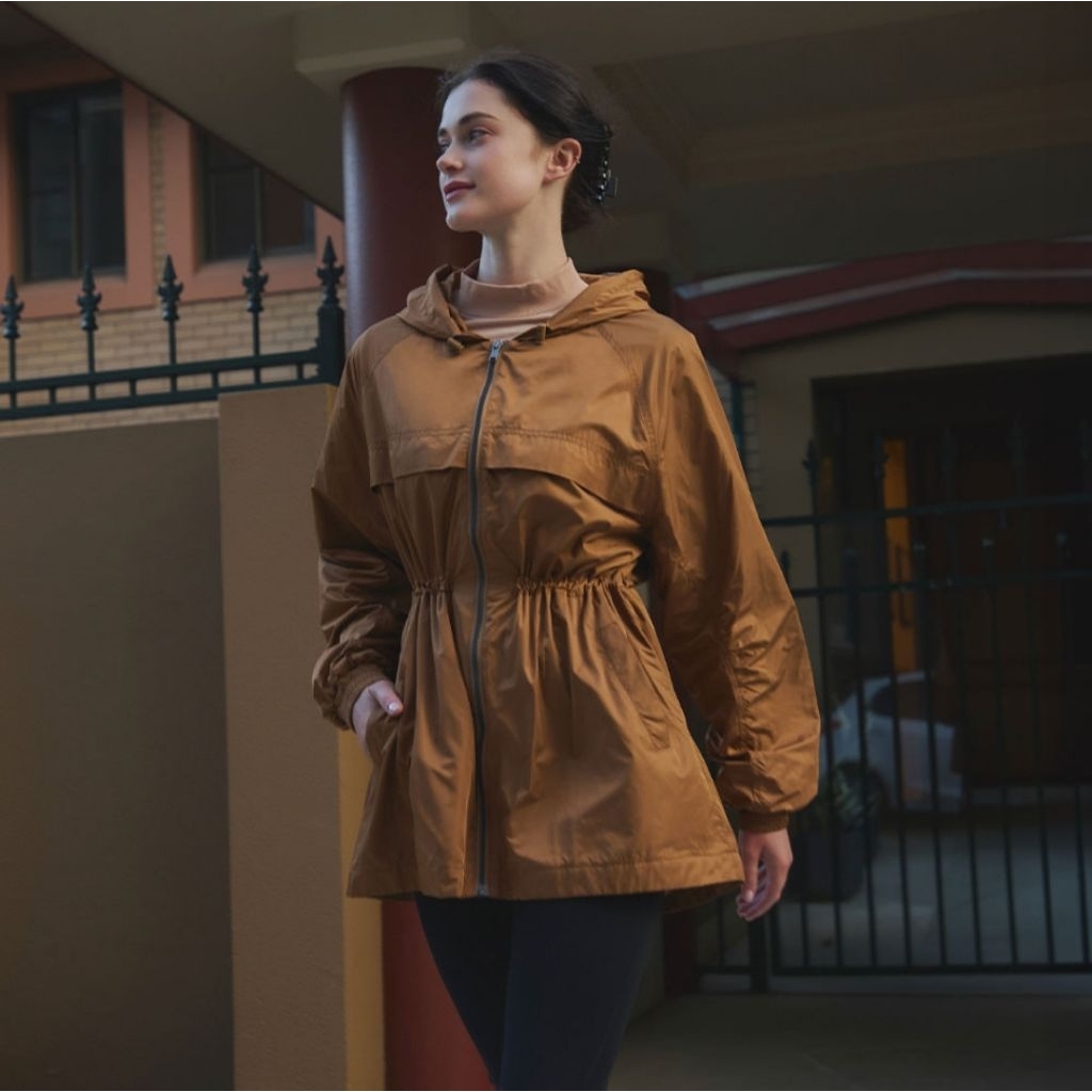 Andar Windbreaker เสื้อแจ็คเก็ตผู้หญิงของแท้