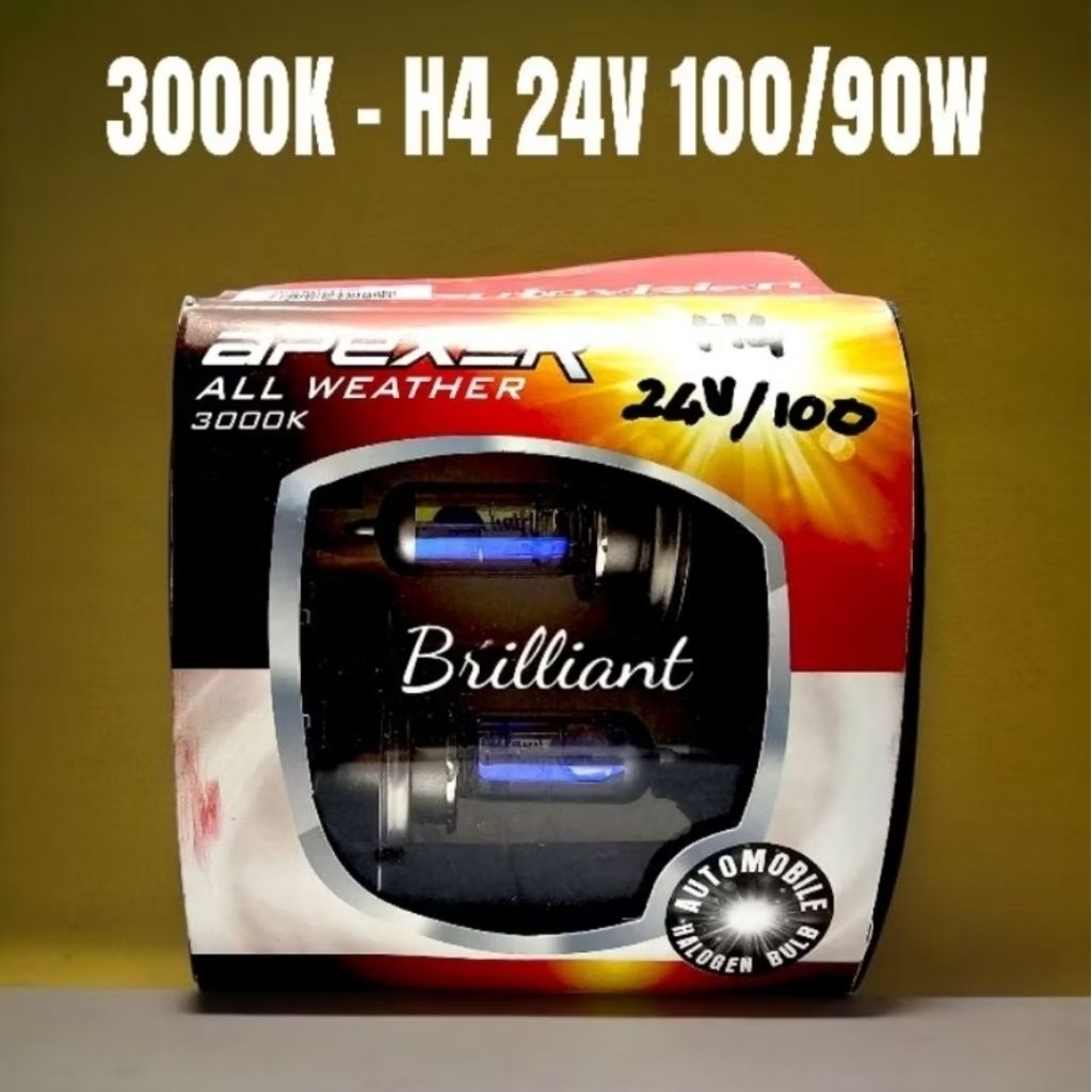 Vip3 * AUTOVISION - โคมไฟฮาโลเจน Xenon Yellow 3000K - H4 H7 H11